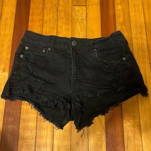 Black American Eagle Shorts